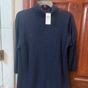 J. Jill Navy Sweater Dress